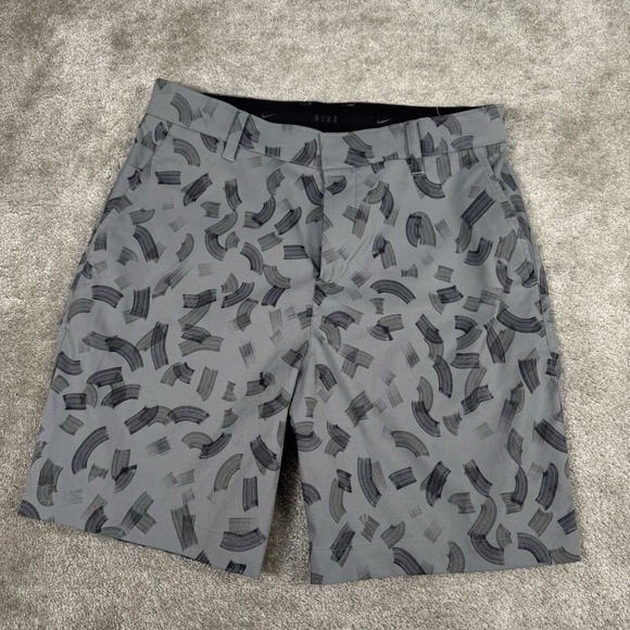 Nike Other - Nike Tour Golf Chino Shorts Mens‎ 33 Gray Printed Water Repellent FD5725-070